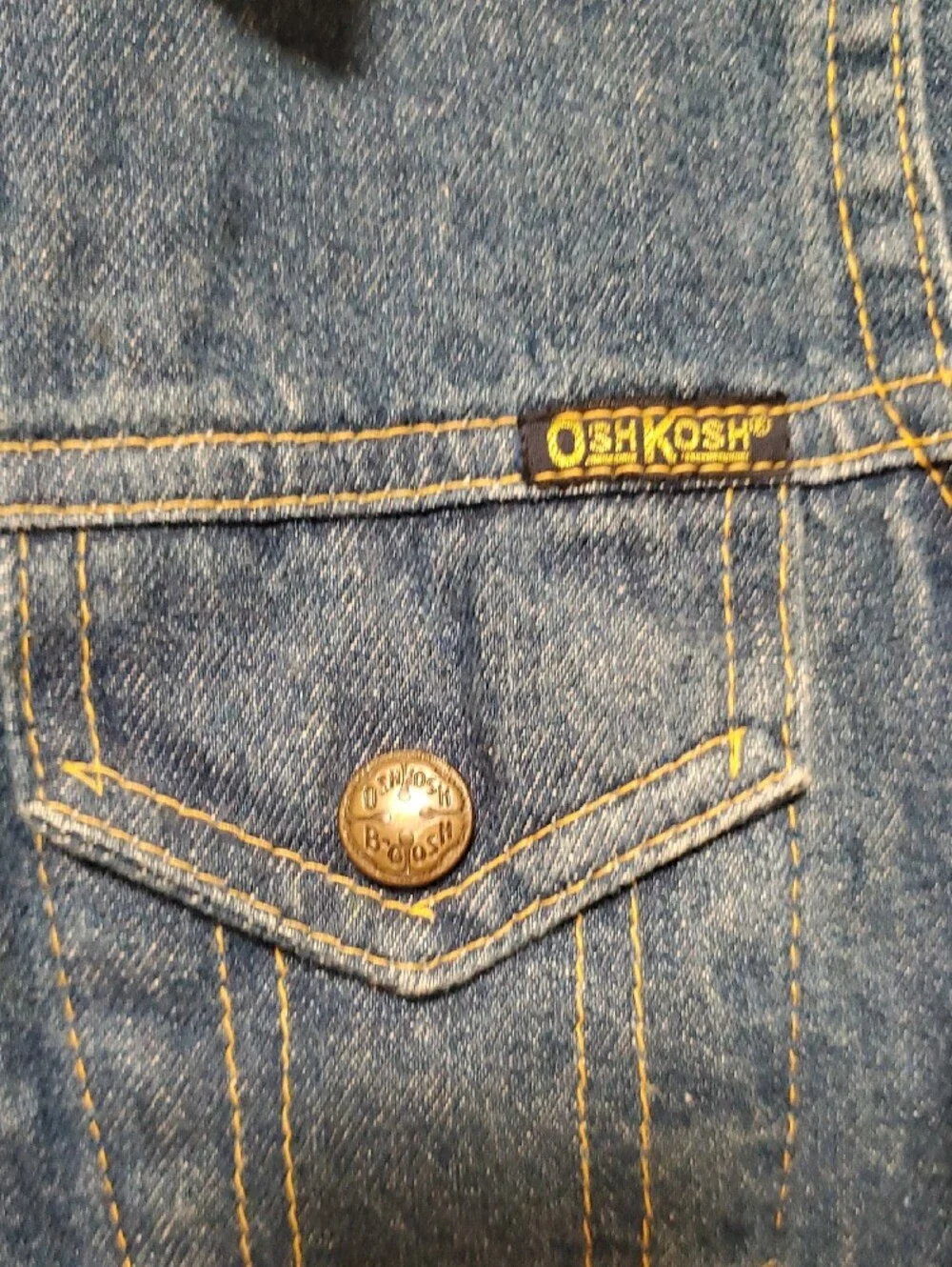 OshKosh B'gosh Dark Blue Denim Jacket for Kids Sz 6